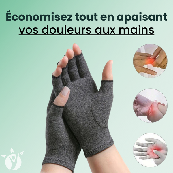 Gants de compression anti-douleur