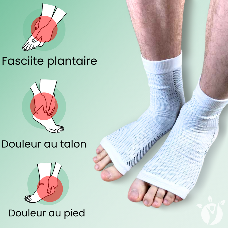 Chaussettes De Contention Pour Pieds Douloureux - Nouveau