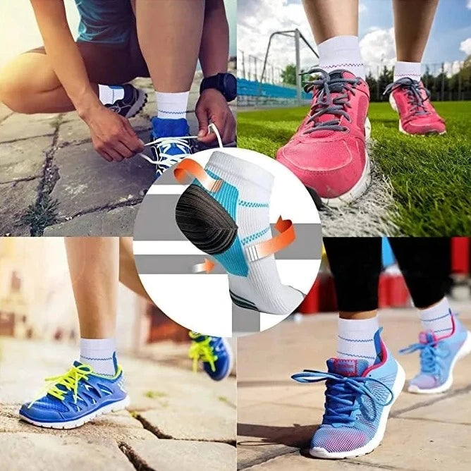 Socquettes de Compression (Unisexe) - (1 PAIRE ACHETÉE = 2 OFFERTES)